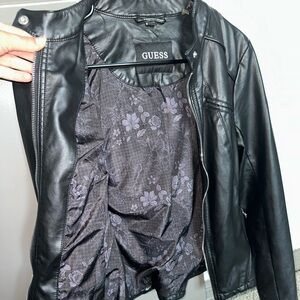 Guess Faux Leather Moto Jacket